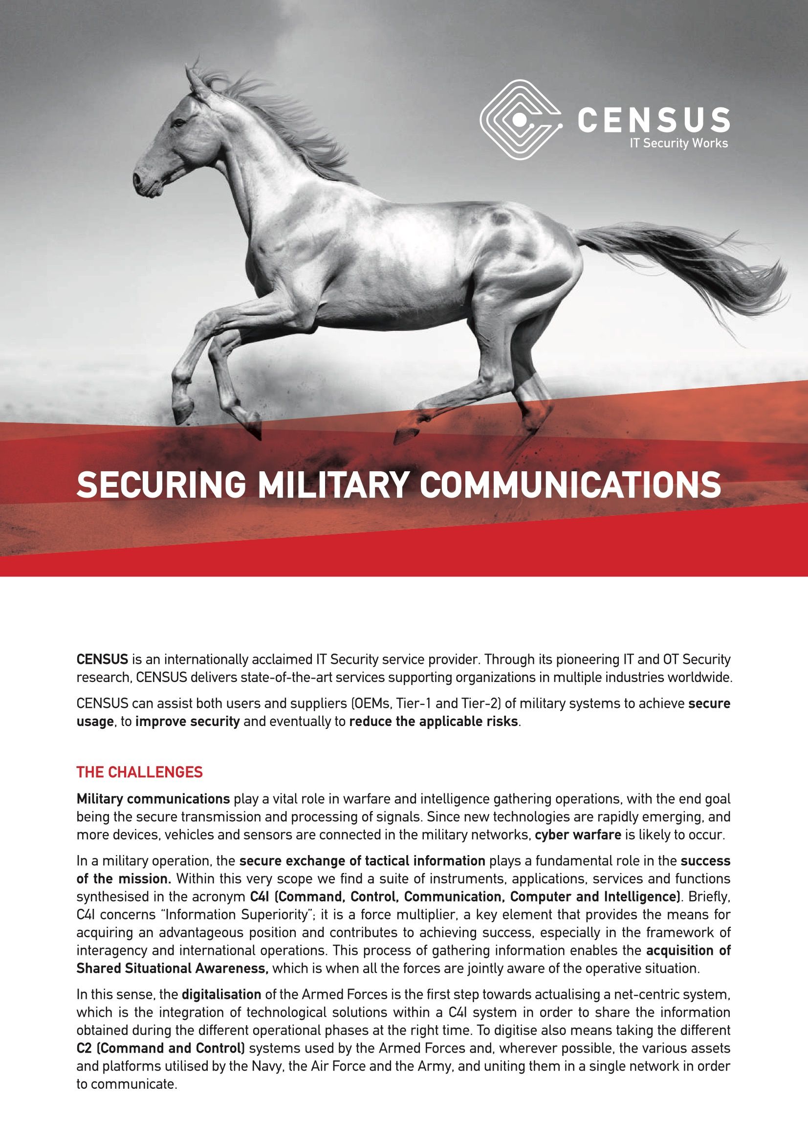 Securing Military Communications